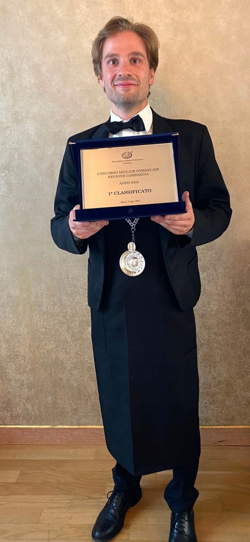 Pietro Sangiorgio, miglior Sommelier della Lombardia 2022